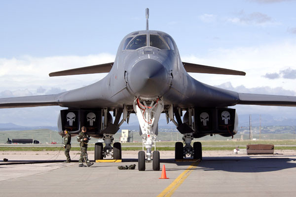 ▲ '죽음의 검은 백조'라는 별명을 가진 B-1B 랜서 전략폭격기. ⓒ위키피디아 공개사진