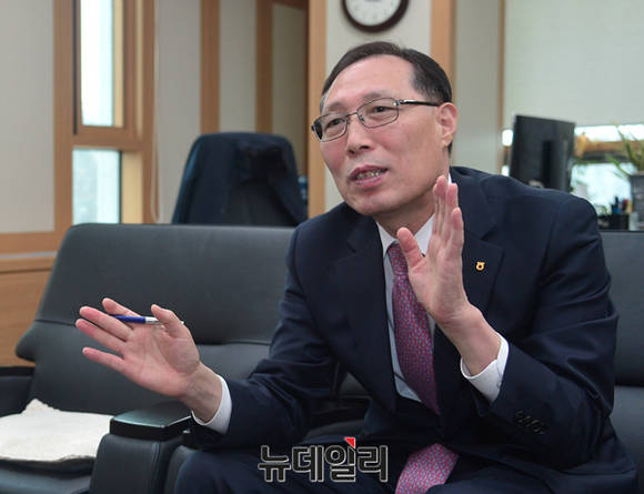 ▲ 농협은행 한정열 IT부문 부행장. ⓒ뉴데일리DB