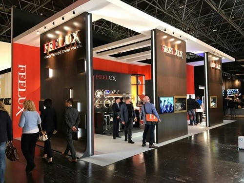 ▲ 독일 뒤셸도르프에서 열리는 세계 최대의 유통산업 전문 무역전시회 '유로샵'에 참가한 필룩스. ⓒ필룩스 제공