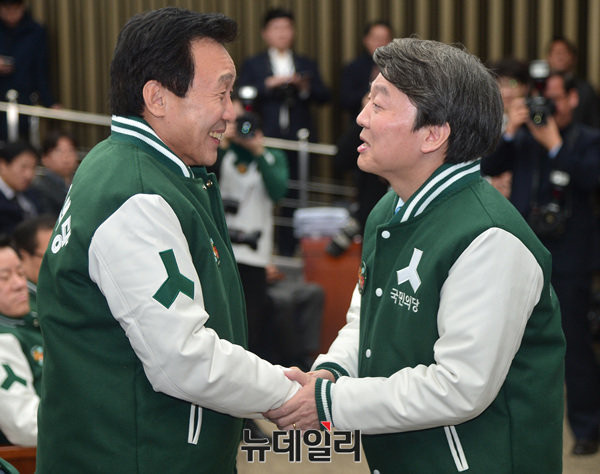 ▲ 국민의당 손학규(좌) 전 대표와 안철수(우) 전 대표. ⓒ뉴데일리 공준표 기자