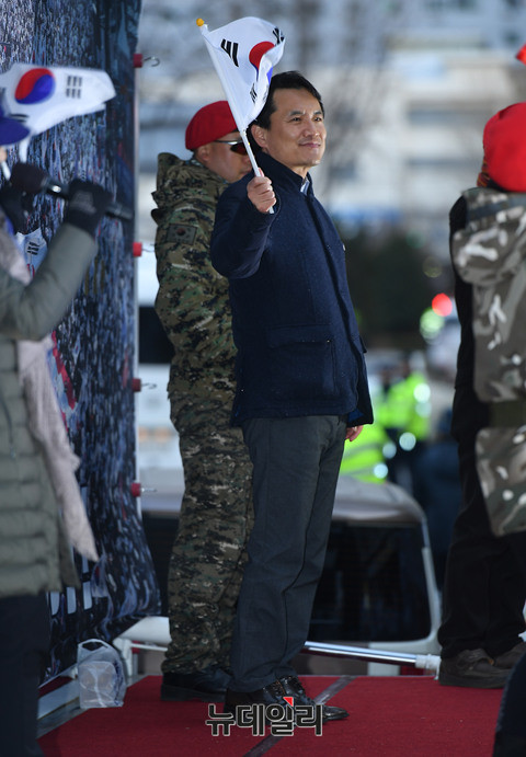 ▲ 김진태 자유한국당 의원. ⓒ뉴데일리 정상윤 기자