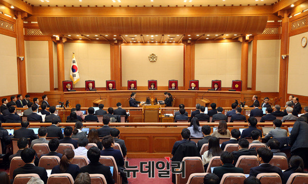 ▲ 헌법재판소가 오는10일 '박근혜 대통령 탄핵심판' 최종선고를 하겠다고 밝혔다. ⓒ뉴데일리 정상윤 기자