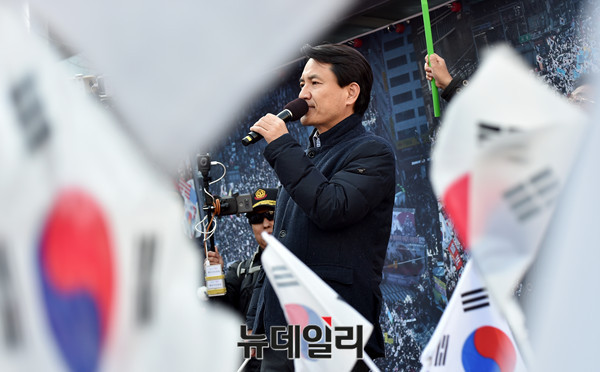 ▲ 김진태 자유한국당 의원. ⓒ뉴데일리 이종현 기자