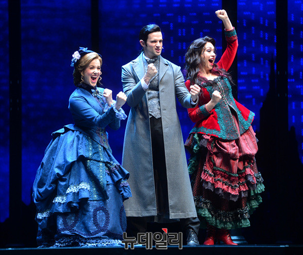 ▲ 왼쪽부터 린지 블리븐(Lindsey Bliven), 카일 딘 매시(Kyle Massey), 다이애나 디가모(Diana DeGarmo) ⓒ 뉴데일리 공준표