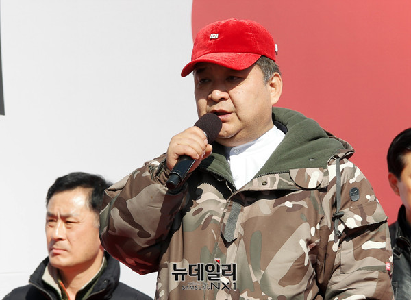 ▲ 정광용 탄기국 대변인. ⓒ 뉴데일리 이기륭 기자