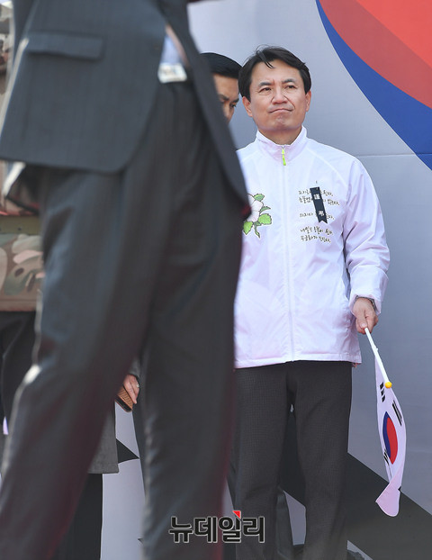 ▲ 김진태 자유한국당 의원. ⓒ뉴데일리 정상윤 기자
