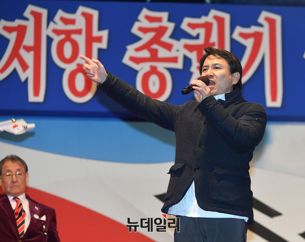 ▲ 김진태 자유한국당 의원. ⓒ뉴데일리 정상윤 기자