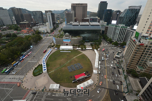▲ 서울시청 전경ⓒ뉴데일리DB