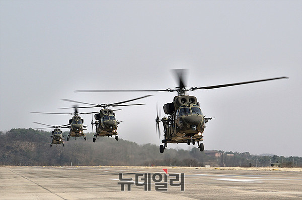 ▲ 이륙중인 수리온 편대 ⓒ태상호 기자