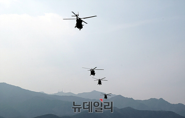 ▲ 수리온을 이용해 작전지로 신속 전개중인 특공대원들 ⓒ태상호 기자