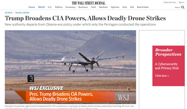 ▲ 美WSJ는 지난 13일(현지시간) 