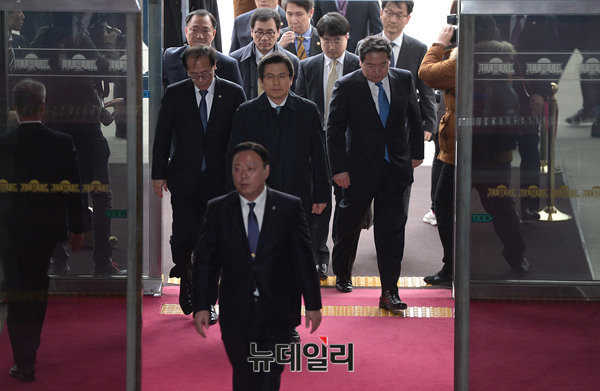 ▲ 황교안 대통령 권한대행. ⓒ뉴데일리 정상윤 기자