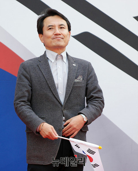 ▲ 김진태 자유한국당 의원. ⓒ 뉴데일리 이기륭 기자