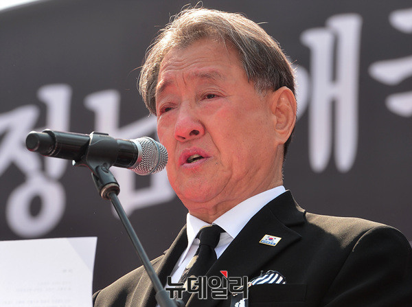 ▲ 정광택 국민저항본부 공동대표. ⓒ뉴데일리 공준표 기자