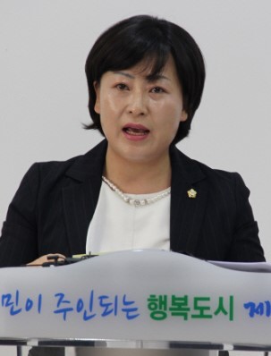 ▲ 제천시의회 김꽃임 의원.ⓒ제천시의회
