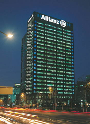 ▲ 알리안츠생명 여의도 본사 전경ⓒ알리안츠생명