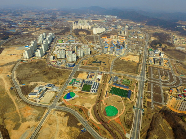 ▲ 진천 혁신도시 전경.ⓒ진천군