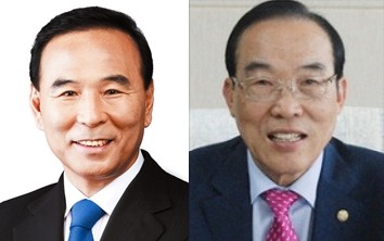 ▲ 국회 박덕흠 의원이 23일 공개한 2016년도 충청권 국회의원과 공직자 재산변동 신고 1위에 올랐고 정상혁 보은군수가 최하위를 차지했다. (사진 왼쪽 국회 박덕흠 의원과 오른쪽 정상혁 보은군수.)ⓒ박덕흠 의원 사무실·보은군