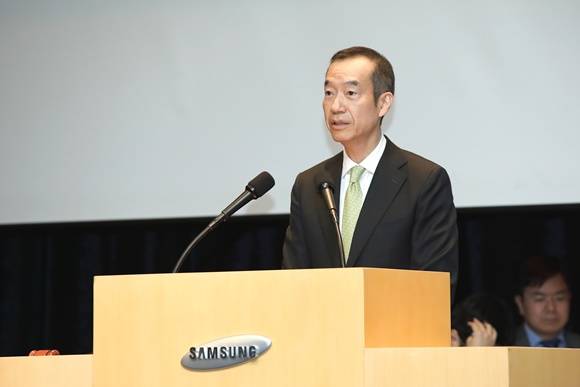 ▲ 최치훈 삼성물산 사장이 주주총회를 진행하고 있다. ⓒ삼성물산