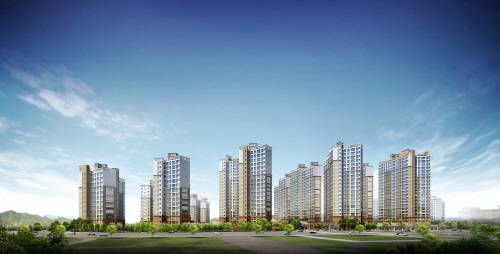 ▲ 광주 효천 시티프라디움 투시도. ⓒ 시티건설