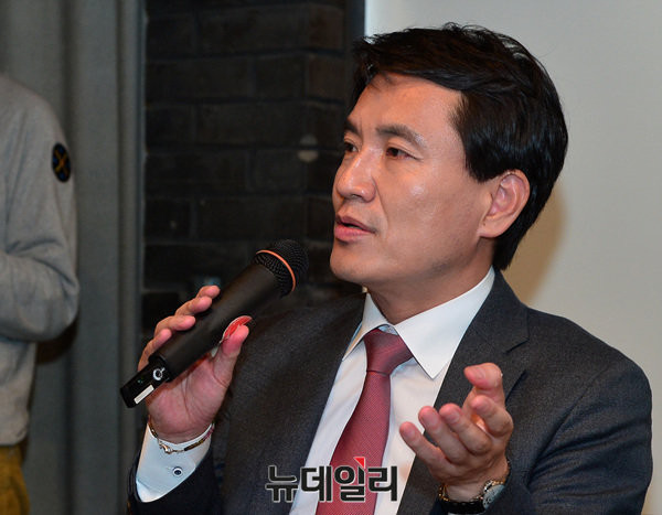 자유한국당 대선 경선 후보인 김진태 후보. ⓒ뉴데일리 공준표 기자