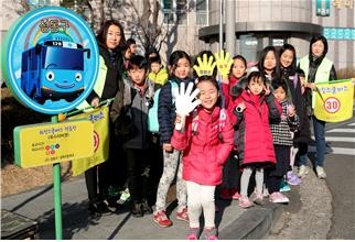 ▲ 성동구 금옥초등학교 학생들의 등하교 모습. ⓒ서울시 제공