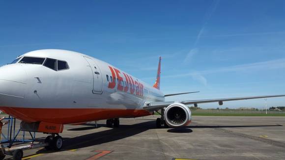 ▲ 제주항공은 지난 26일 올해 도입 예정인 두 번째 신규 항공기가 인도됐다고 27일 밝혔다.ⓒ제주항공