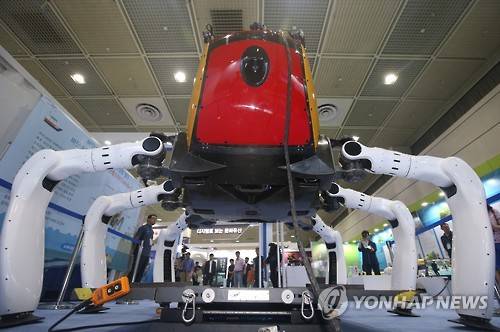 ▲ 해저보행 탐사로봇 크랩스터.ⓒ연합뉴스