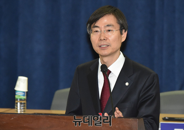 ▲ 조경태 자유한국당 의원. ⓒ뉴데일리 이종현 기자