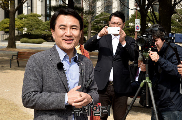 ▲ 자유한국당 대선 경선후보인 김진태 의원. ⓒ뉴데일리 이종현 기자