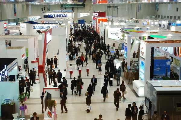 ▲ 그린에너지엑스포 전시장 모습.ⓒ엑스코