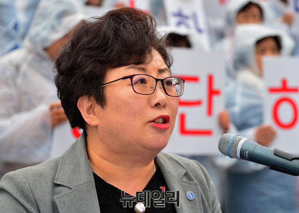 ▲ 최선남 한국자유총연맹 전국여성협의회 회장. ⓒ뉴데일리 공준표 기자