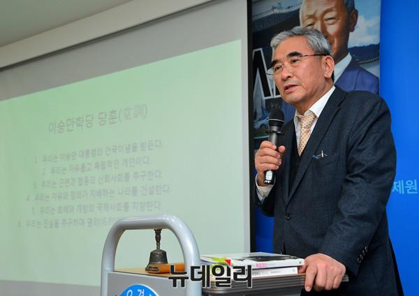 ▲ 이영훈 이승만학당 교장 ⓒ 뉴데일리 공준표