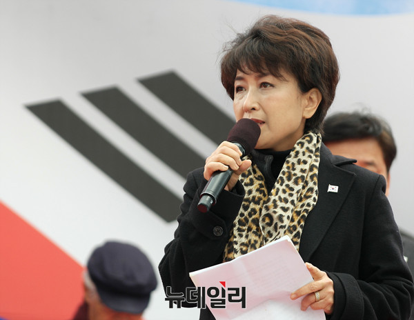 ▲ 정미홍 JNT 대표. ⓒ뉴데일리 이기륭 기자