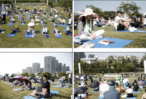 ▲ 2016 한강 멍때리기 대회. ⓒ서울시 제공