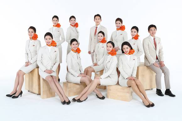 ▲ 제주항공의 제9기 사내모델.ⓒ제주항공