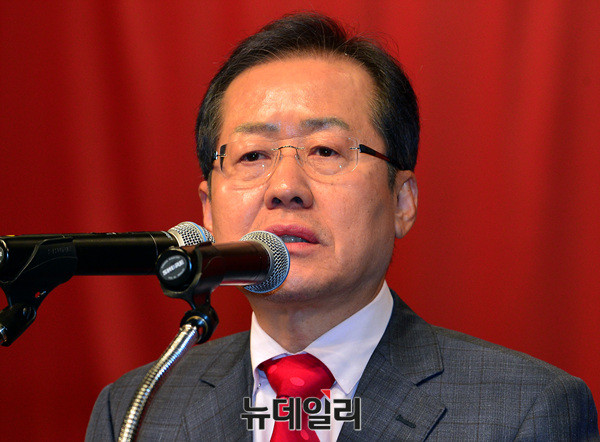 ▲ 자유한국당 홍준표 후보. 그는 11일 