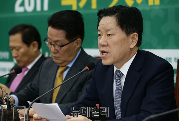 ▲ 국민의당 주승용 원내대표가 지난 2월 최고위회의에서 발언하고 있다. ⓒ뉴데일리 이종현 기자