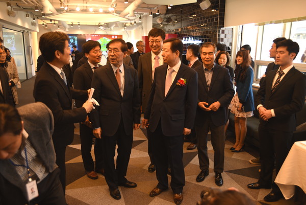 ▲ 박원순 시장이 '도시데이터 사이언스 연구소' 개소식에 참석했다. ⓒ서울시 제공