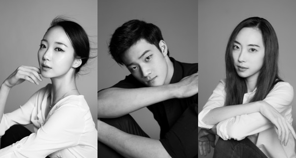 ▲ 국립발레단 무용수 박슬기, 이재우, 강효형(왼쪽부터)ⓒ국립발레단