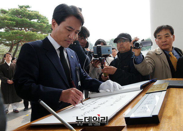 ▲ 자유한국당 김진태 의원. ⓒ뉴데일리 정상윤 기자