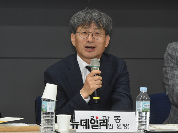 ▲ 김광동 나라정책연구원장. ⓒ뉴데일리 이종현 기자
