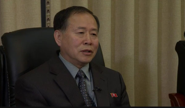 ▲ 한성렬 北외무상 부상은 지난 17일 평양에서 英BBC와 가진 인터뷰를 통해 "탄도미사일을 매주, 매달, 매년 쏘겠다"며 국제사회의 요구를 거절했다. ⓒ英BBC 관련보도 화면캡쳐.