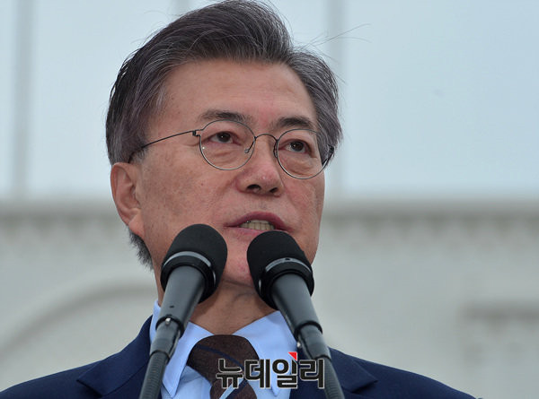 ▲ 문재인 민주당 대선후보. ⓒ공준표 기자