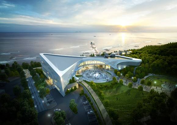 ▲ 국립해양과학교육관 조감도. ⓒ화성산업