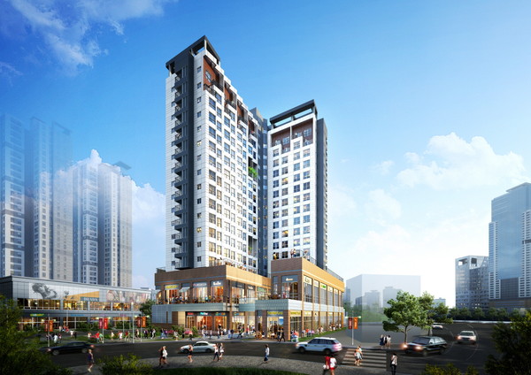 ▲ 신진주역세권 더퍼스트 웰가시티 투시도.ⓒ더퍼스트