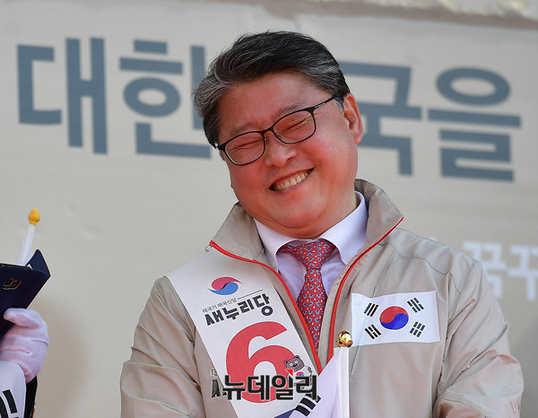 ▲ 조원진 새누리당 대통령 후보. ⓒ뉴데일리 정상윤 기자