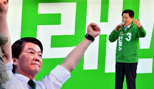 ▲ 국민의당 안철수 후보 지지를 호소하고 있는 주승용 원내대표(자료사진). ⓒ뉴시스 사진DB