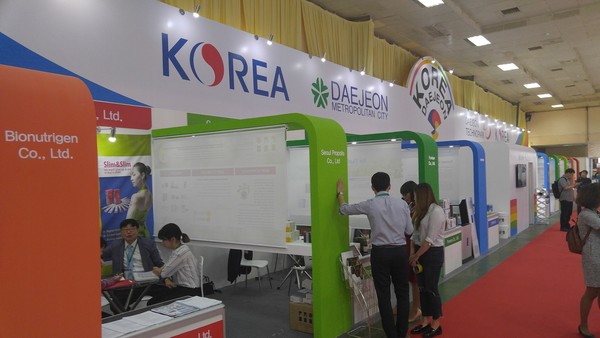 ▲ 베트남 하노이 종합박람회 공동관 전경.ⓒ대전시