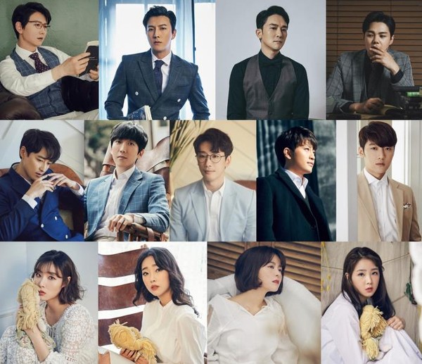 ▲ 좌측 상단부터_이건명, 박건형, 강필석, 임병근, 이지훈, 김재범, 김경수, 이용규, 고은성, 민경아, 김다혜, 김주연, 임소윤ⓒ더블케이필름앤씨어터